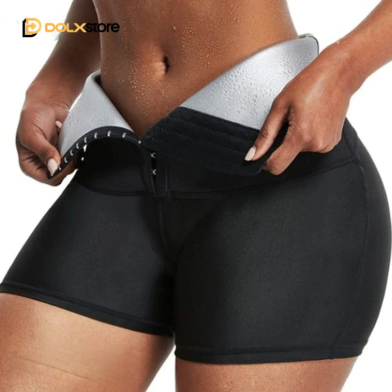 Shorts Legging de Compressão Efeito Sauna | Dupla Função | Queima | Definição e Emagrecer