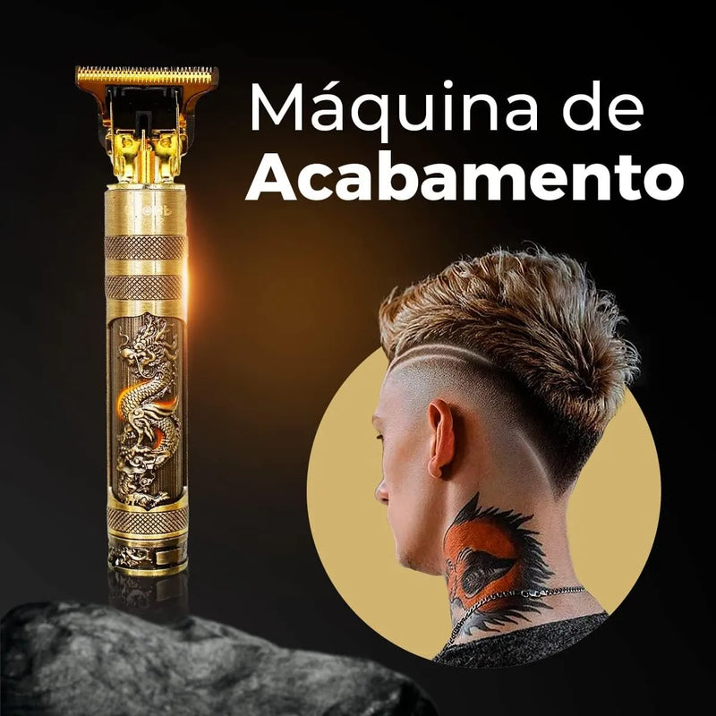 Máquina de Cortar Cabelo Elétrica 2023, Dragon 2.0 | Barbeiro Profissional | Cortes Precisos