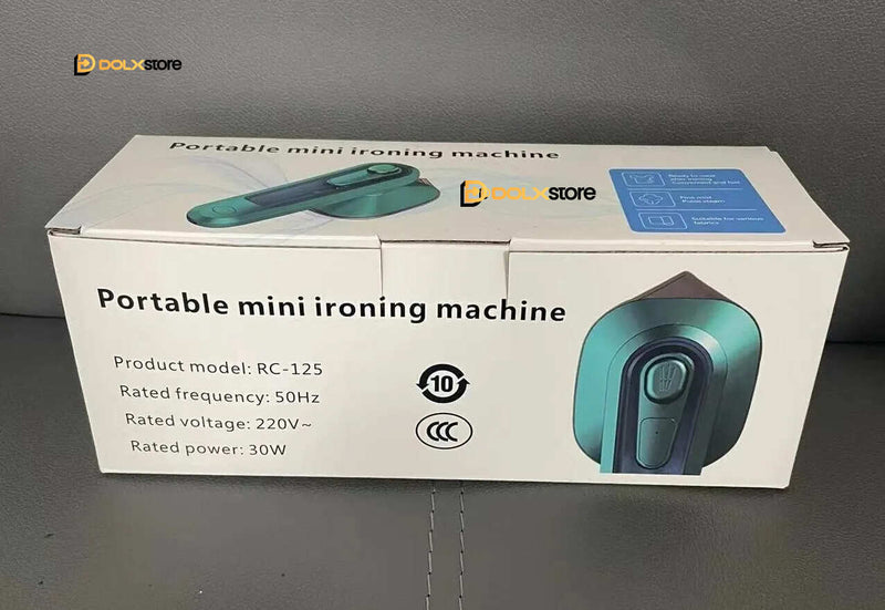 Mini Ferro de Passar a Vapor - Iron Pro - Portátil, Eficiente e Rápido para uso em Viagens