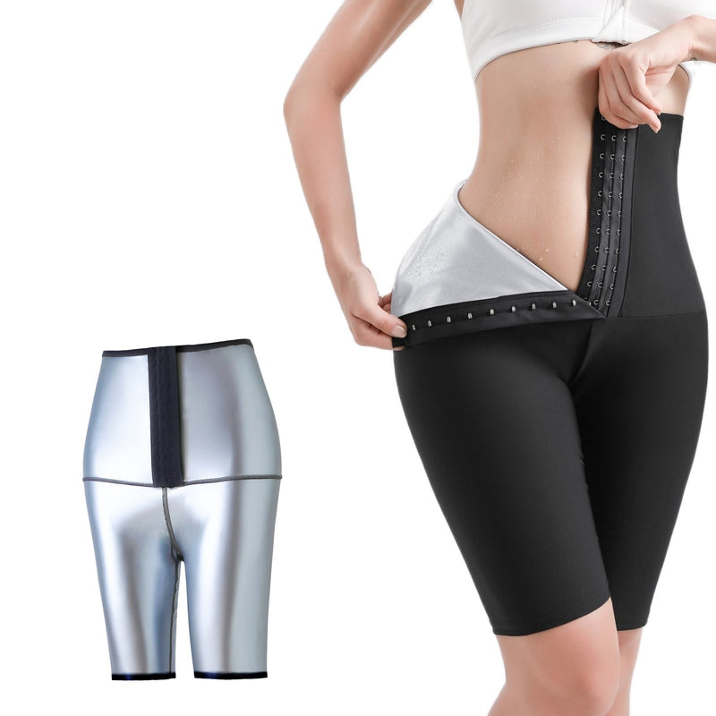 Shorts Legging de Compressão Efeito Sauna | Dupla Função | Queima | Definição e Emagrecer